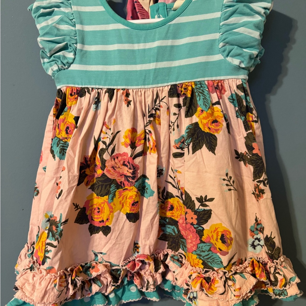 🌸 Matilda Jane Girls Ruffle Tunic Dress + Matching Bloomers 🌸